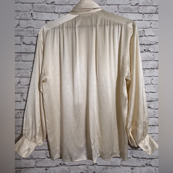 Vintage Yves Saint Laurent Rive Gauche Button-Up Top - Picture 6 of 11